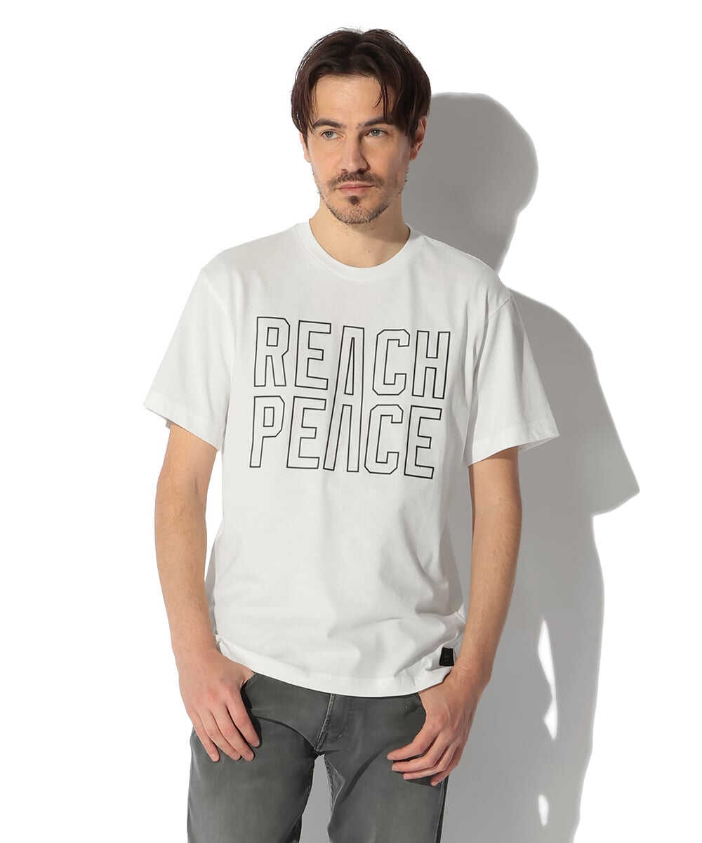 オープンエンドジャージー プリントTシャツ