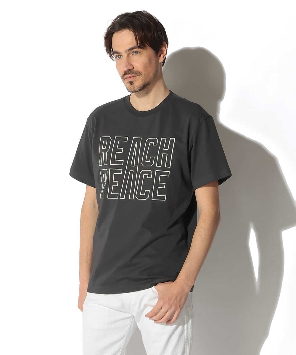 オープンエンドジャージー プリントTシャツ