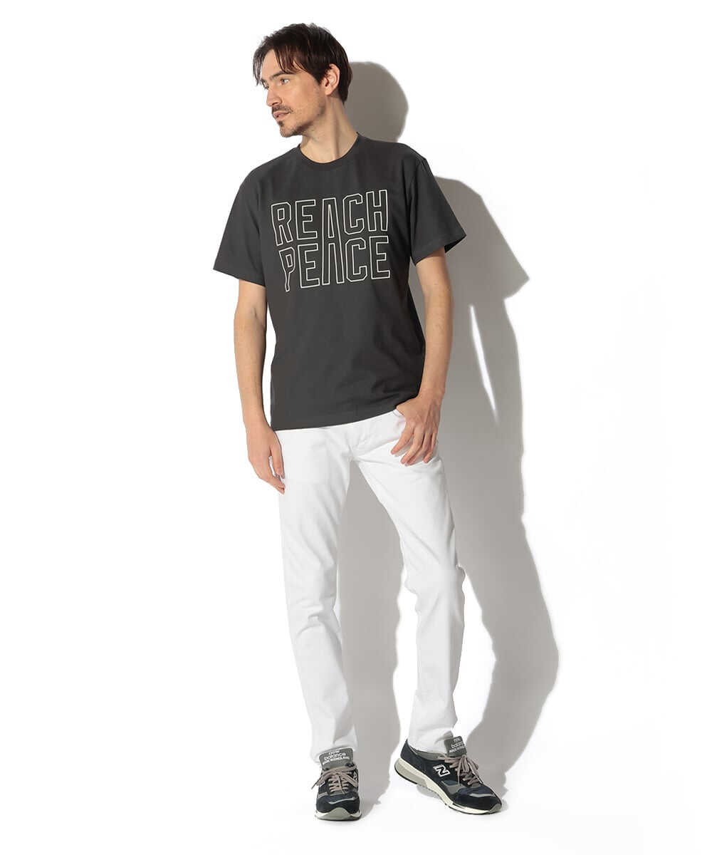 オープンエンドジャージー プリントTシャツ