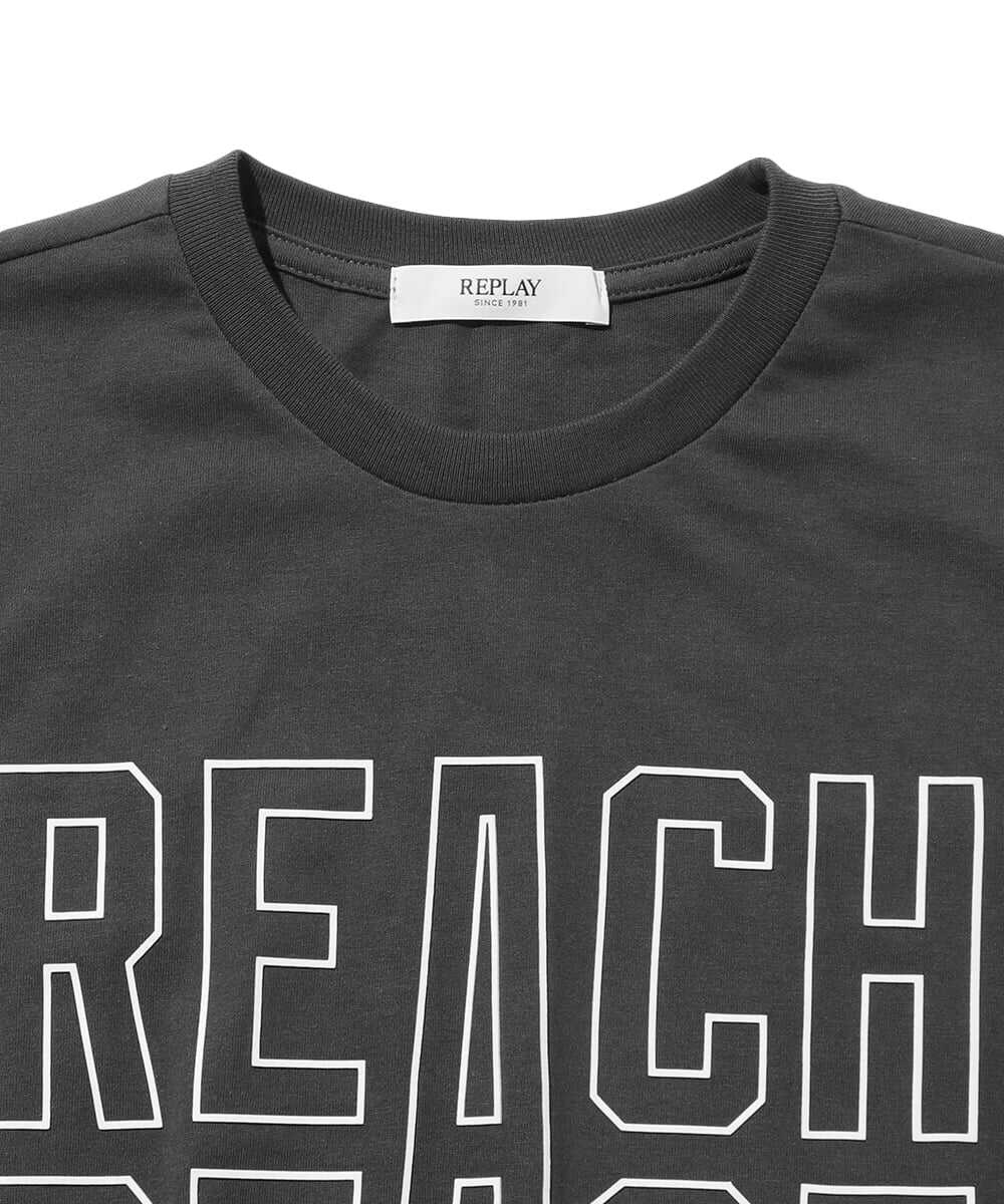 オープンエンドジャージー プリントTシャツ