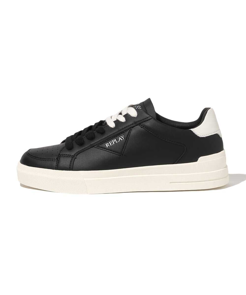 レースアップ レザースニーカー