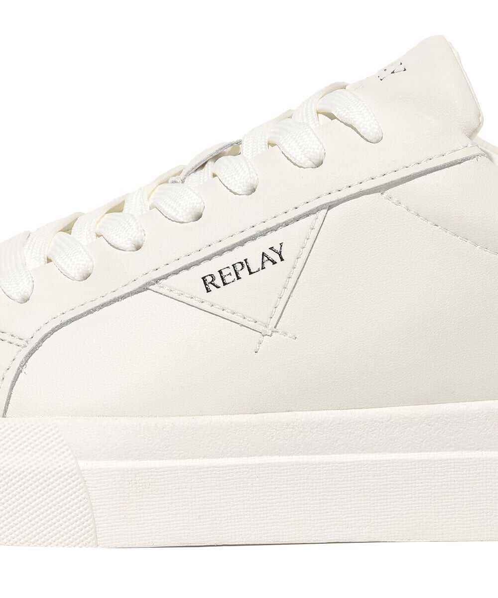 レースアップ レザースニーカー