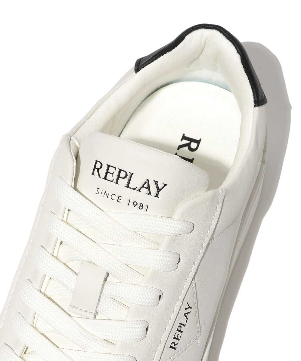 レースアップ レザースニーカー