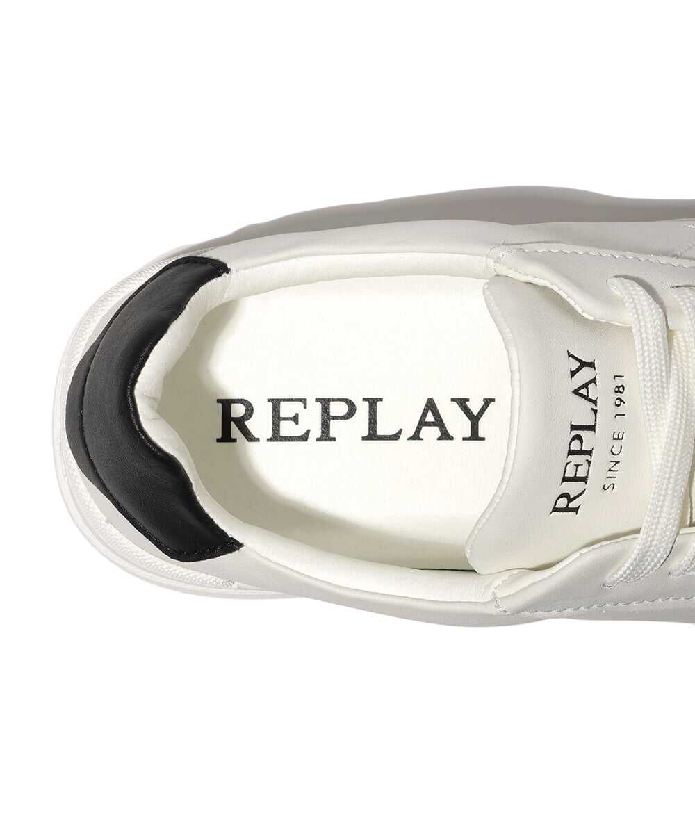 レースアップ レザースニーカー