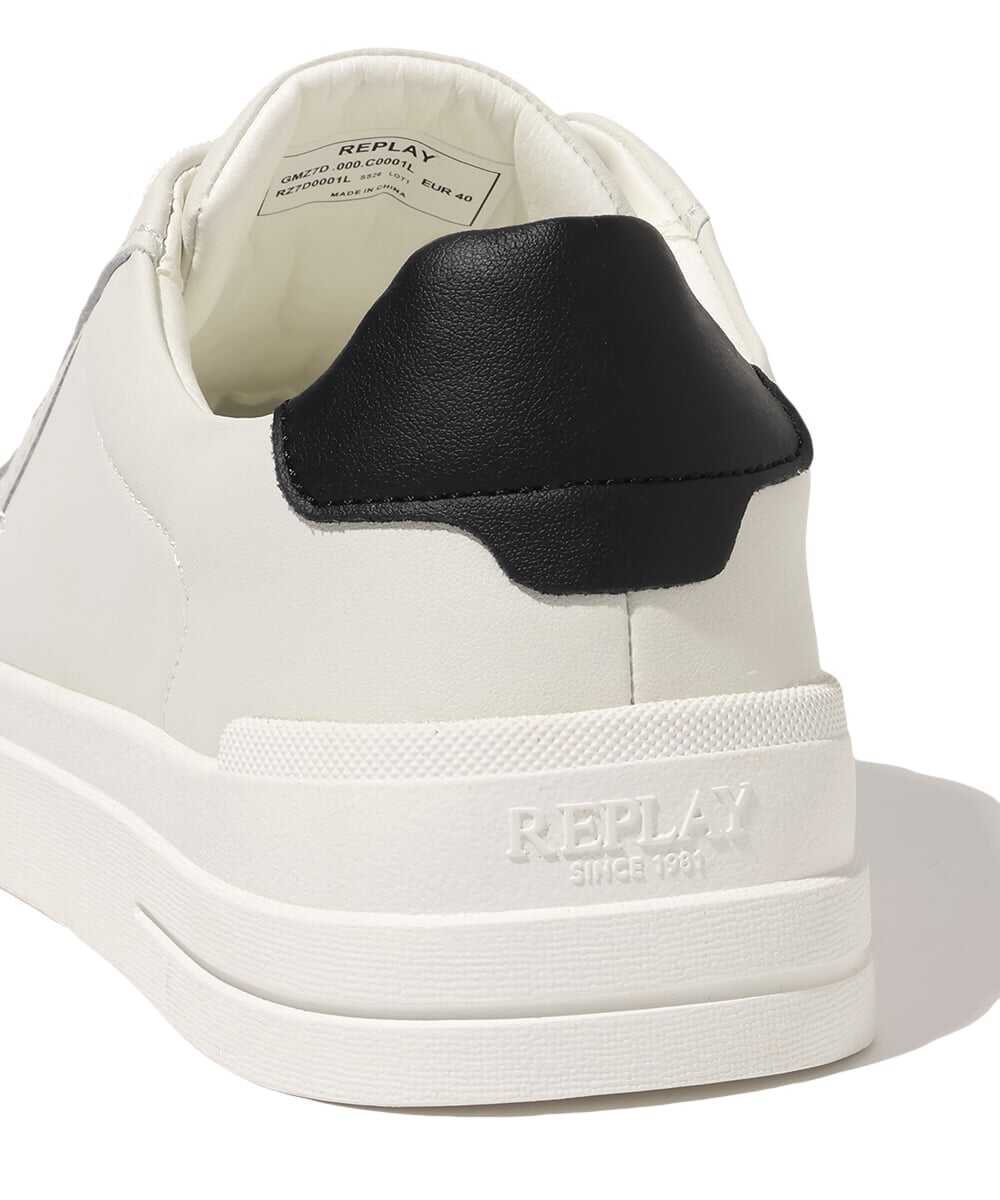 レースアップ レザースニーカー