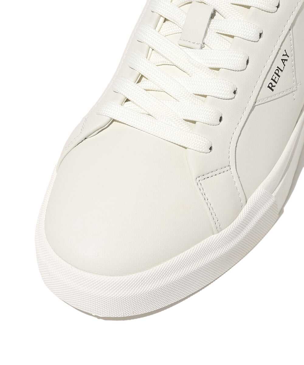 レースアップ レザースニーカー