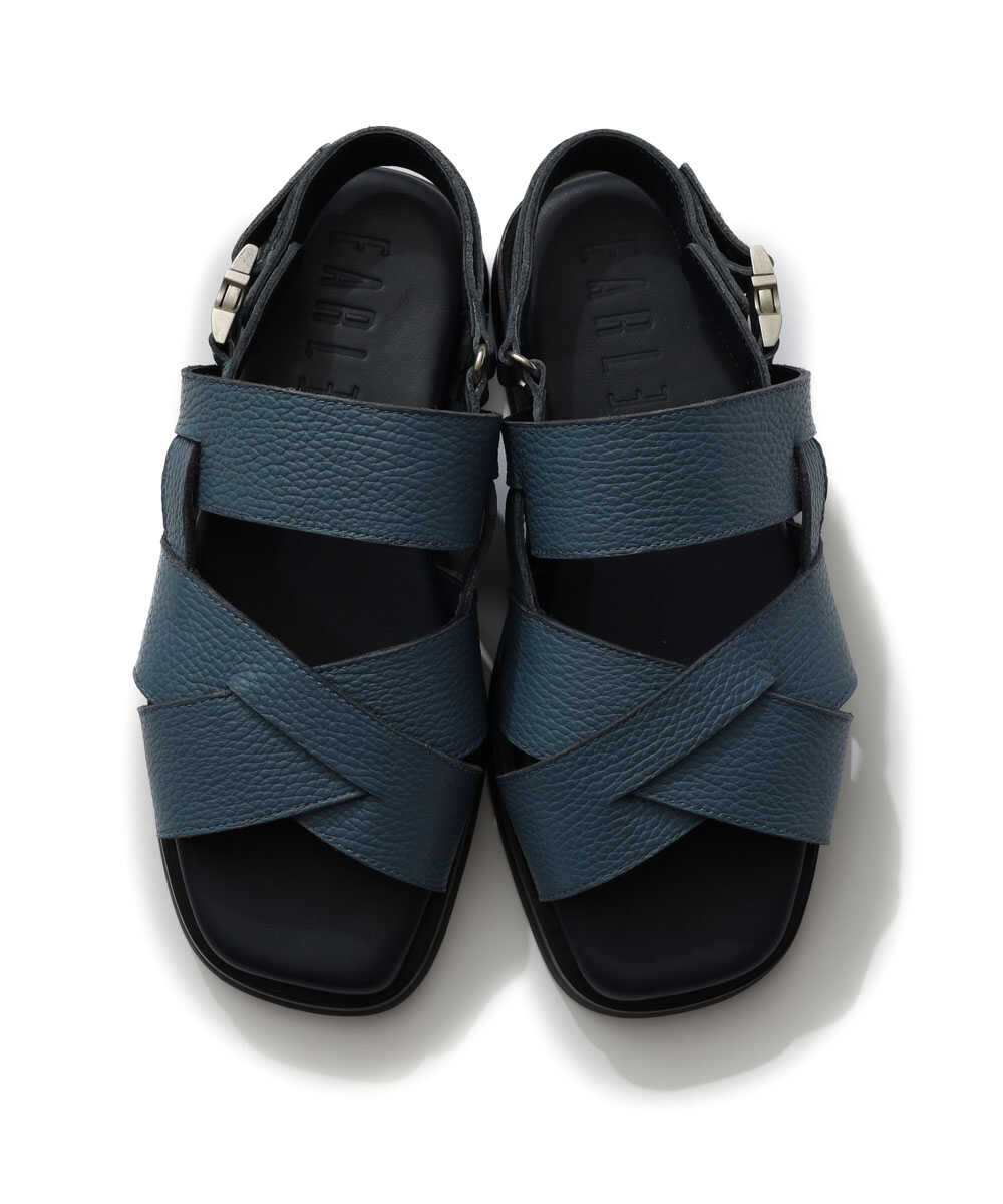 別注限定 イタリアンレザー バックルサンダル