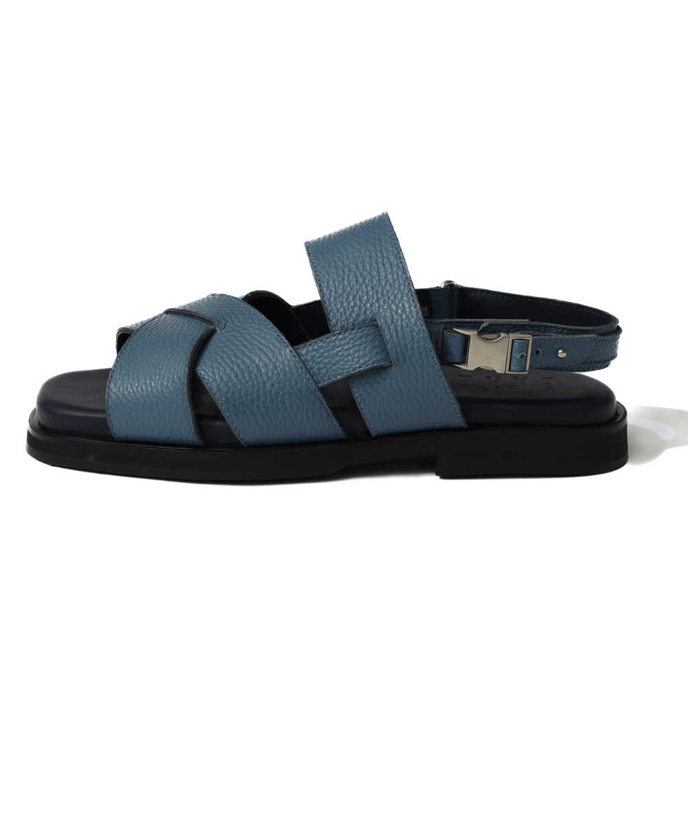 別注限定 イタリアンレザー バックルサンダル
