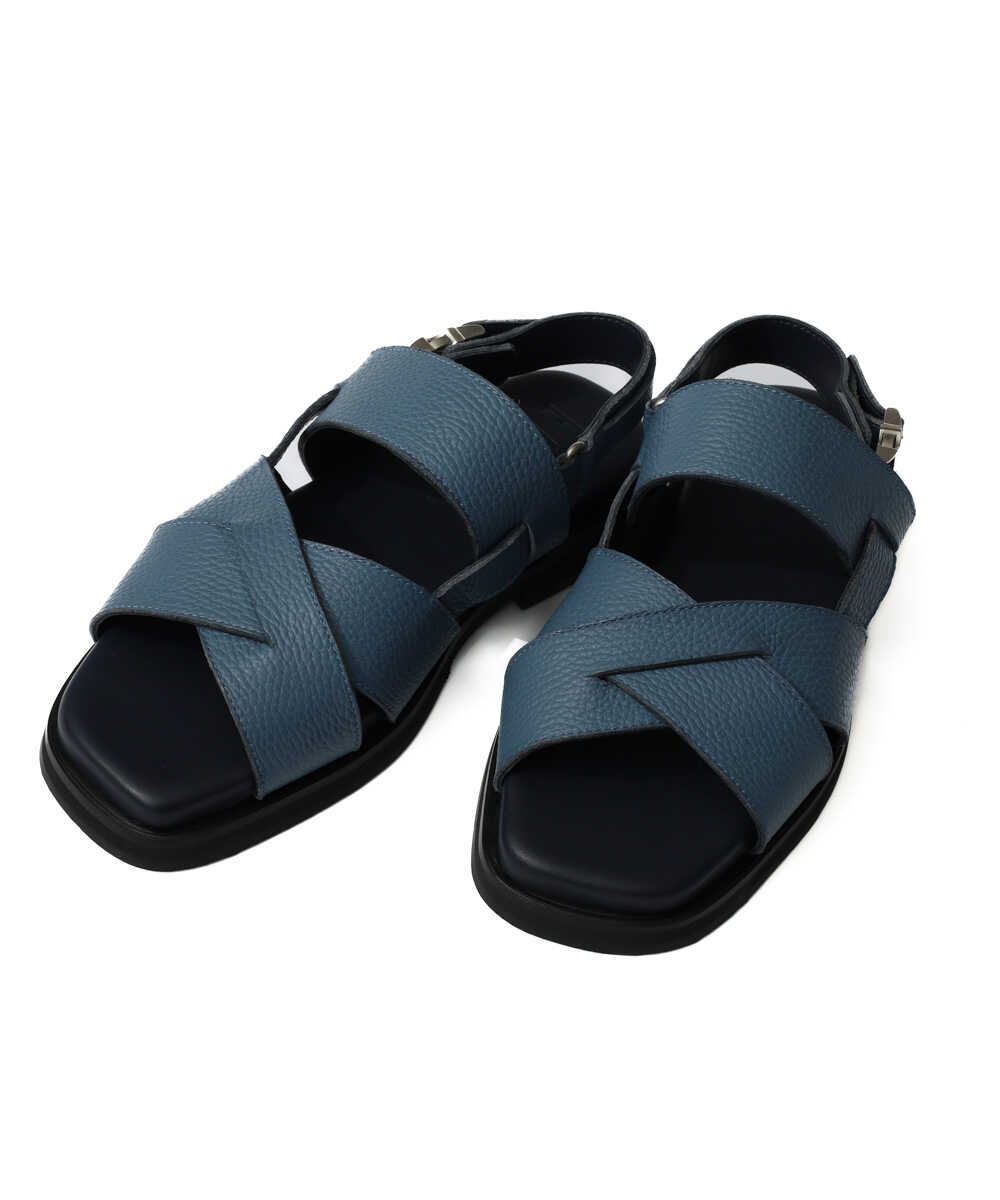 別注限定 イタリアンレザー バックルサンダル