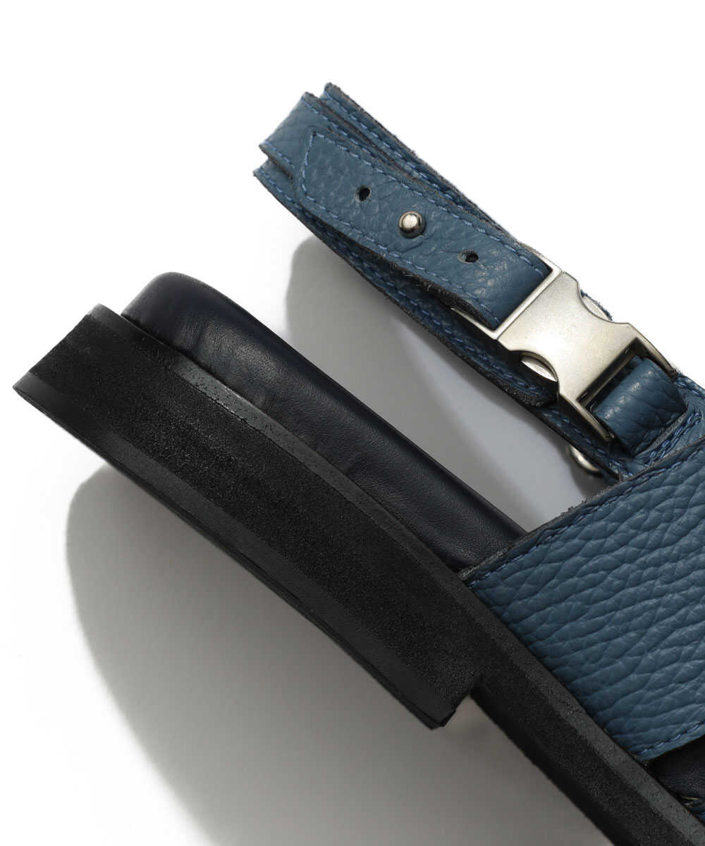 別注限定 イタリアンレザー バックルサンダル