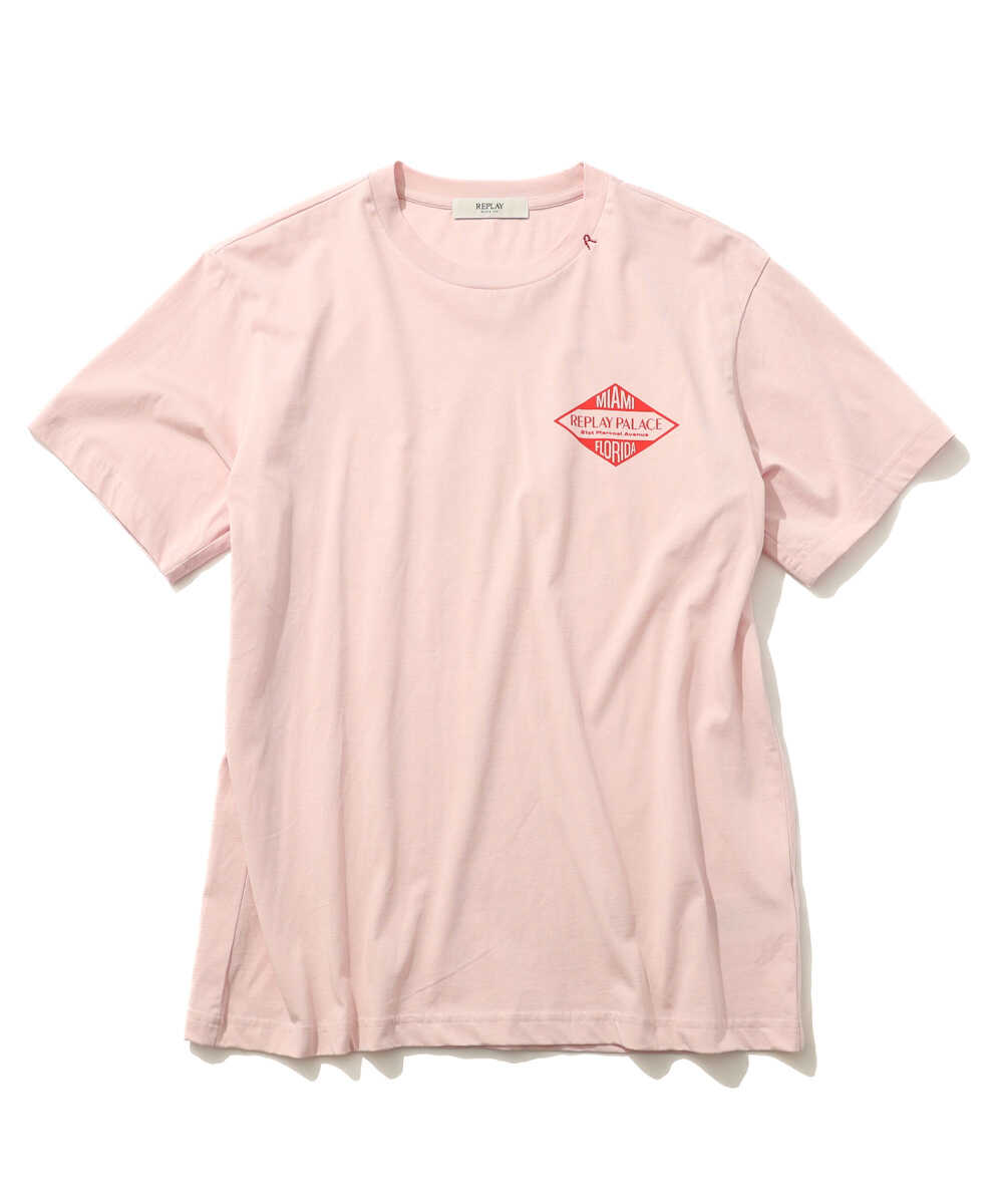 ベーシックジャージー バックプリントTシャツ