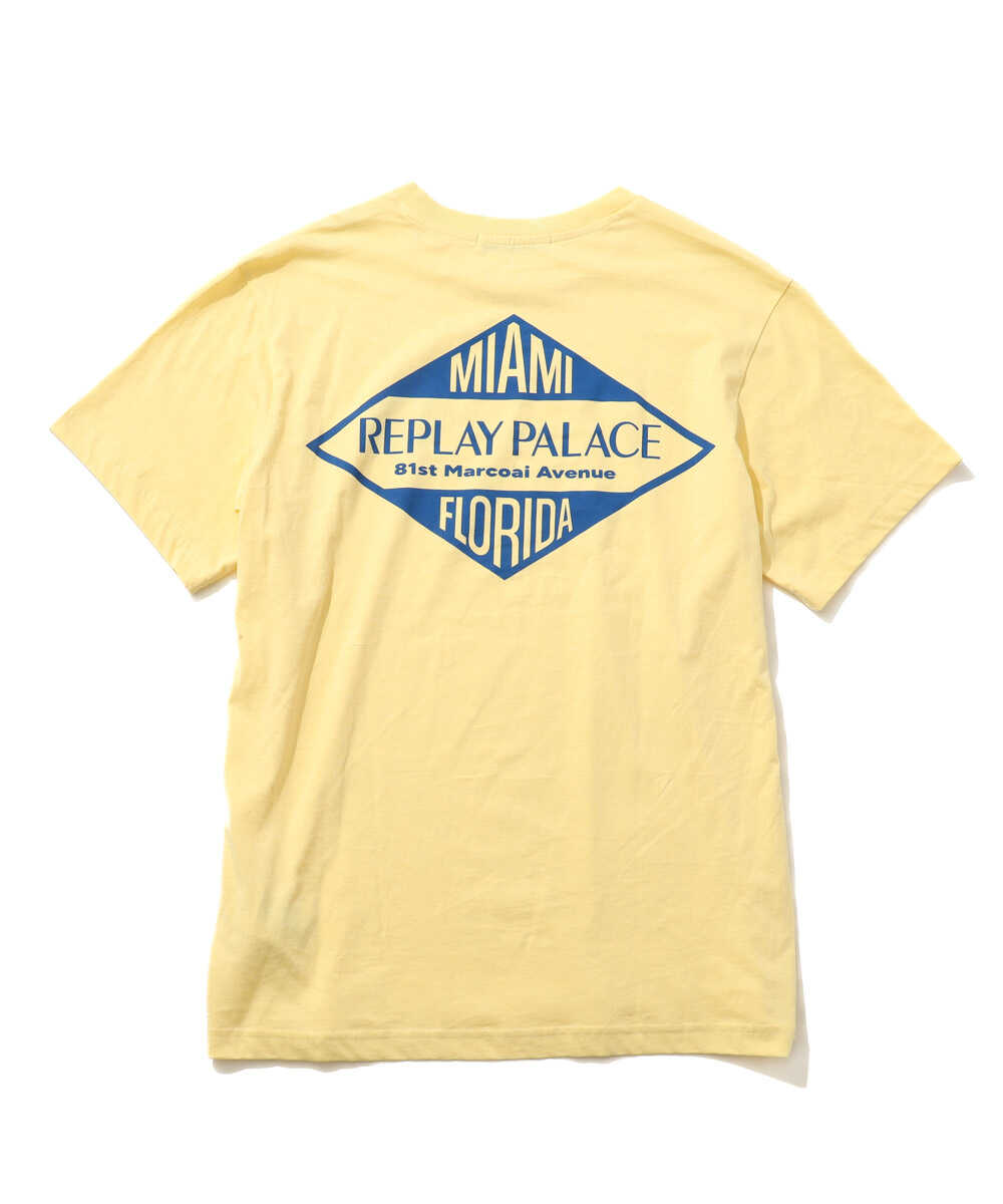 ベーシックジャージー バックプリントTシャツ