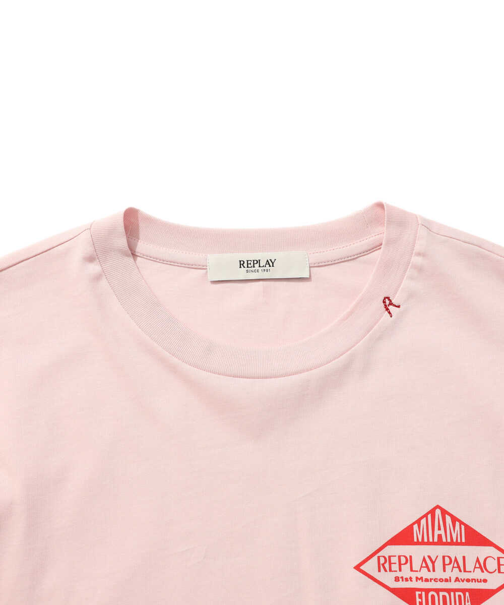 ベーシックジャージー バックプリントTシャツ