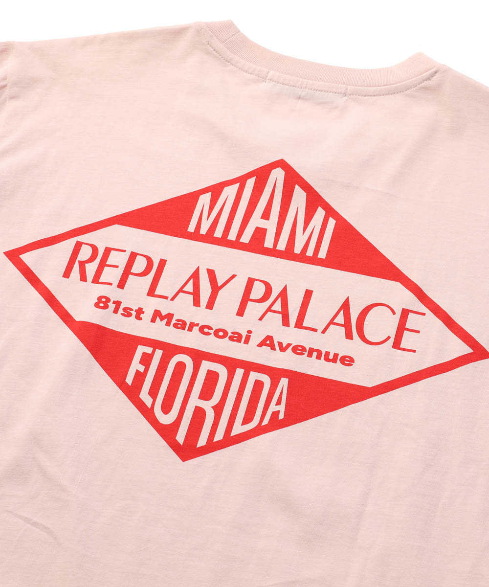 ベーシックジャージー バックプリントTシャツ