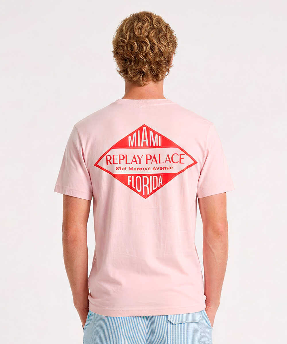 ベーシックジャージー バックプリントTシャツ