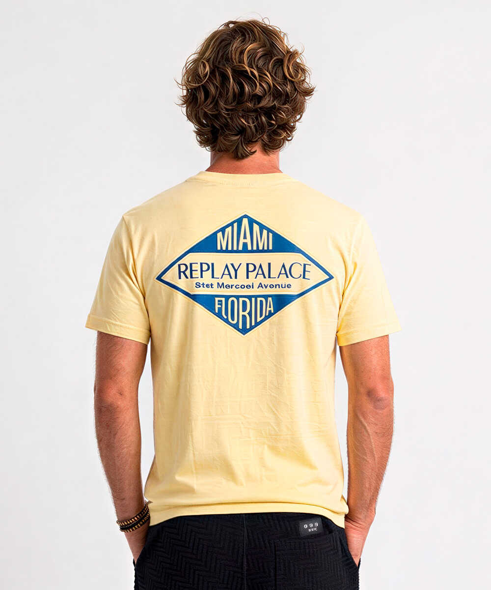 ベーシックジャージー バックプリントTシャツ