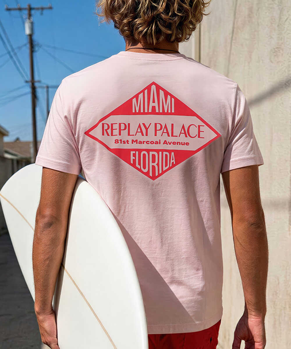 ベーシックジャージー バックプリントTシャツ