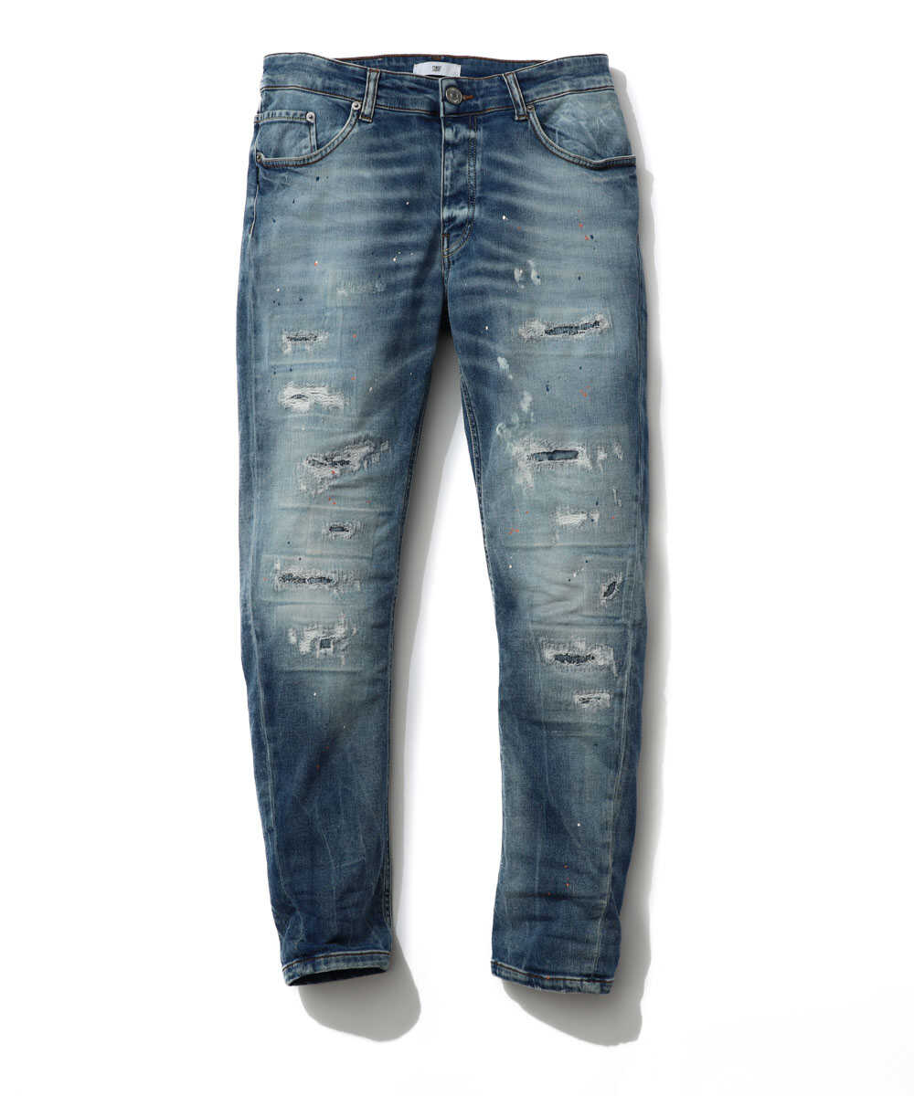 【4月カタログ】ペイントダメージデニムパンツ