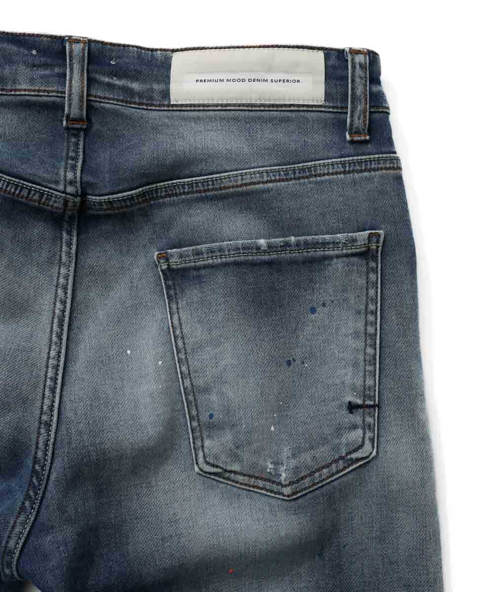 【4月カタログ】ペイントダメージデニムパンツ