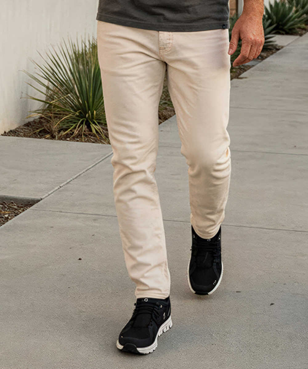 カラーデニムパンツ