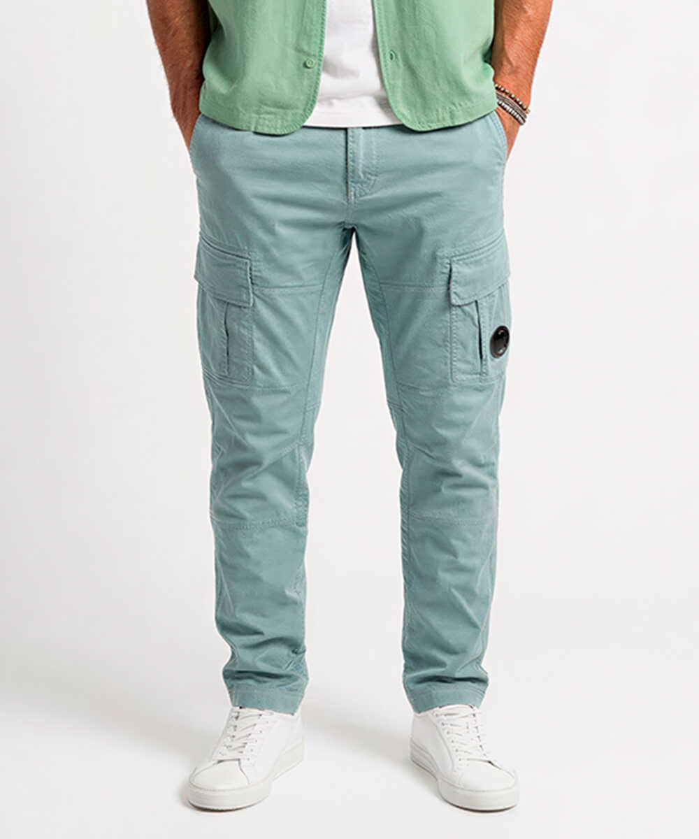 ストレッチサテン カーゴパンツ