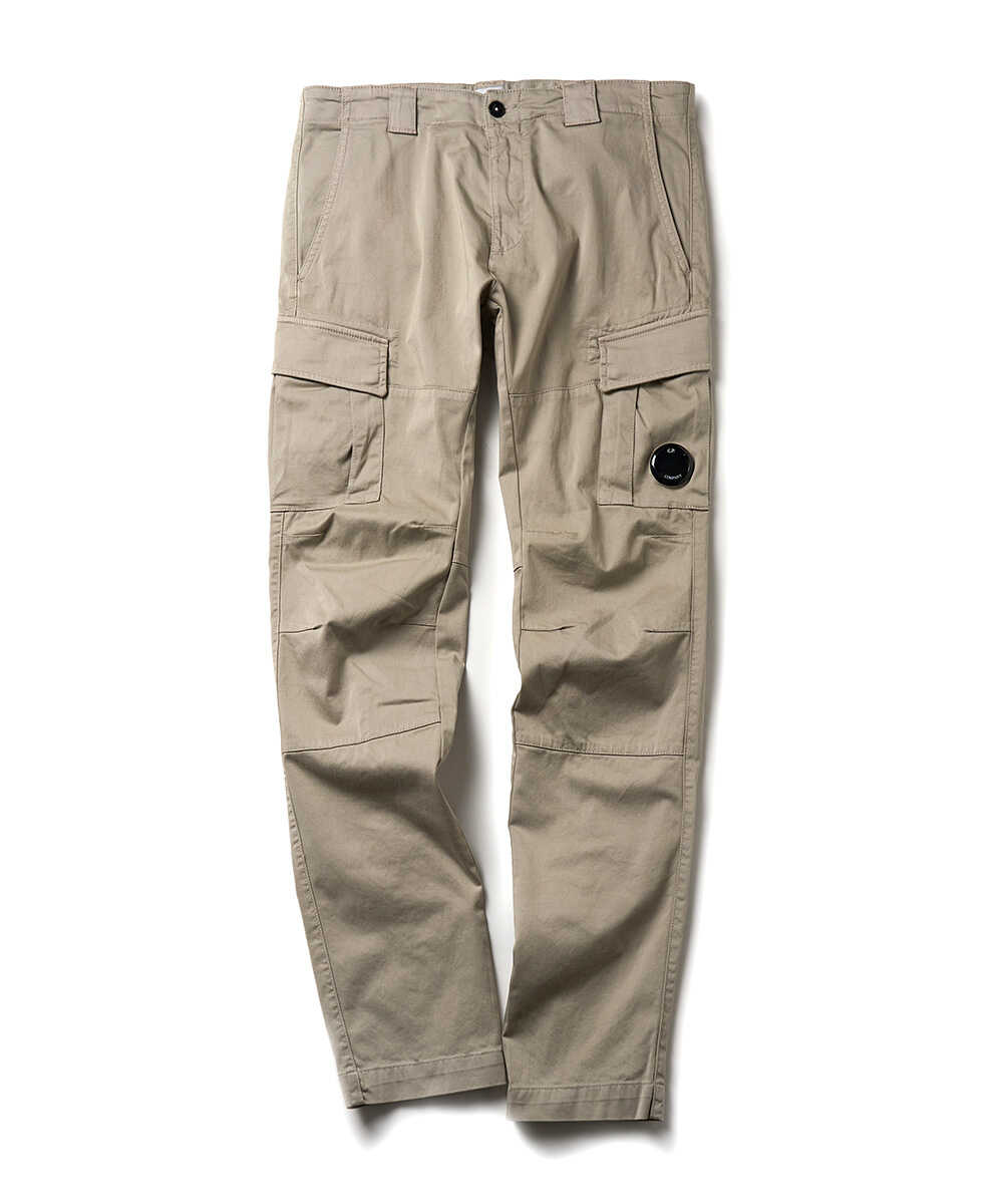 ストレッチサテン カーゴパンツ