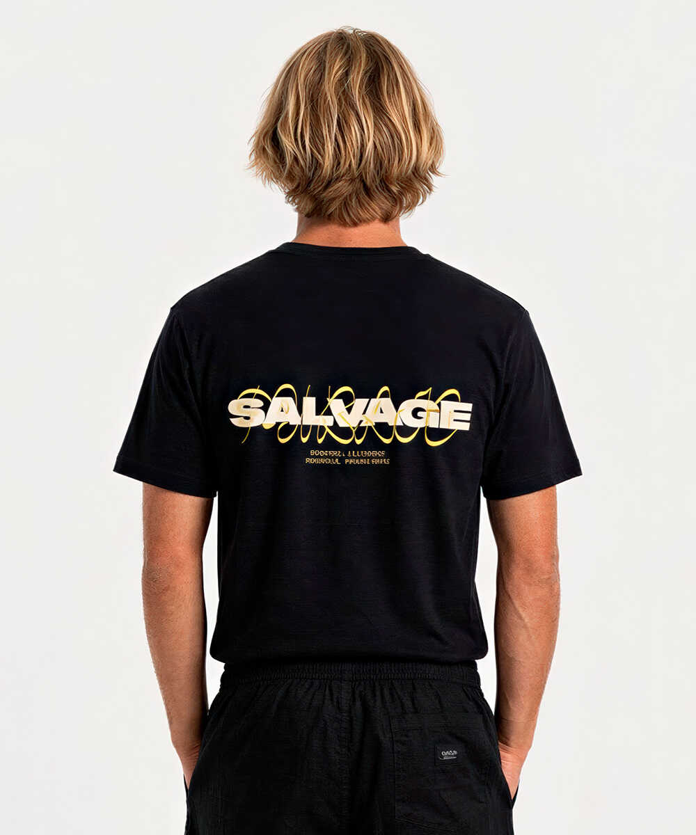 バックプリント ロゴTシャツ