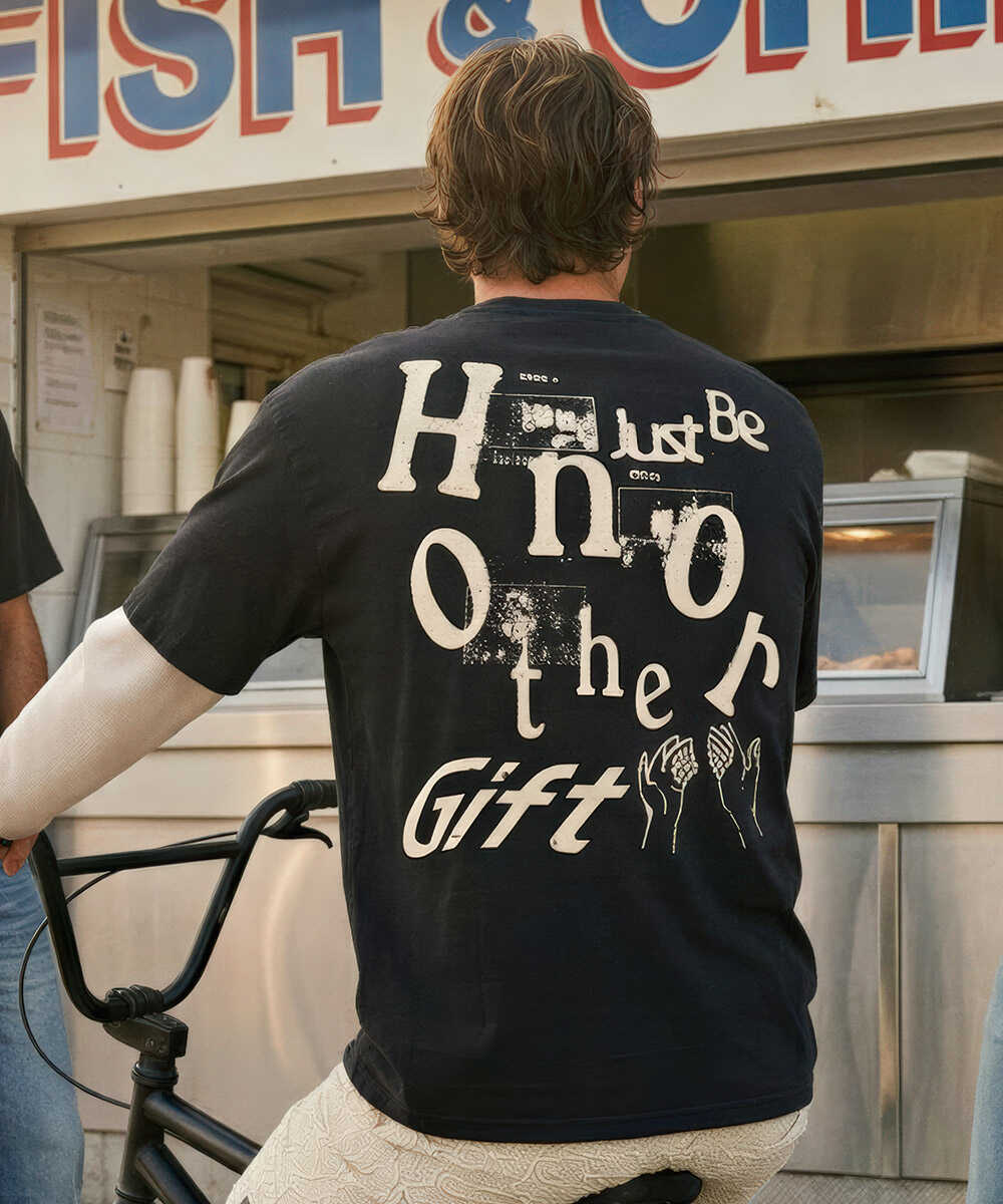 プリント レイヤード ロンT