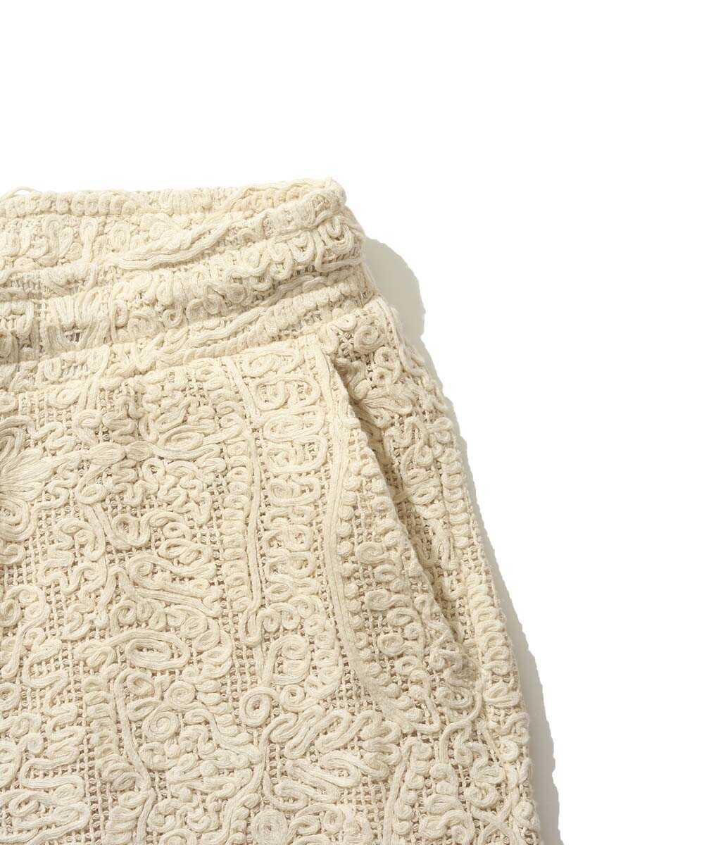 刺繍 リラックスショーツ