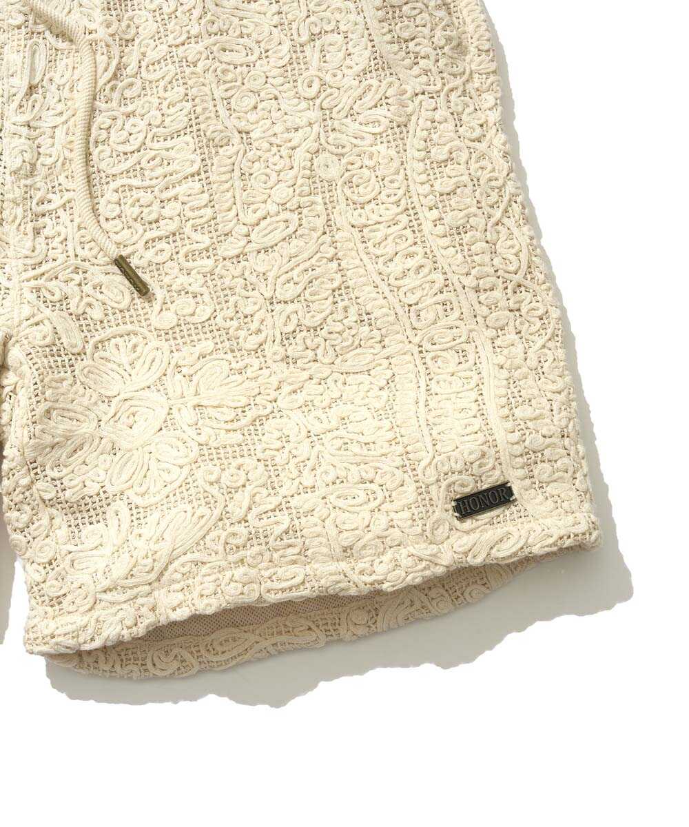 刺繍 リラックスショーツ