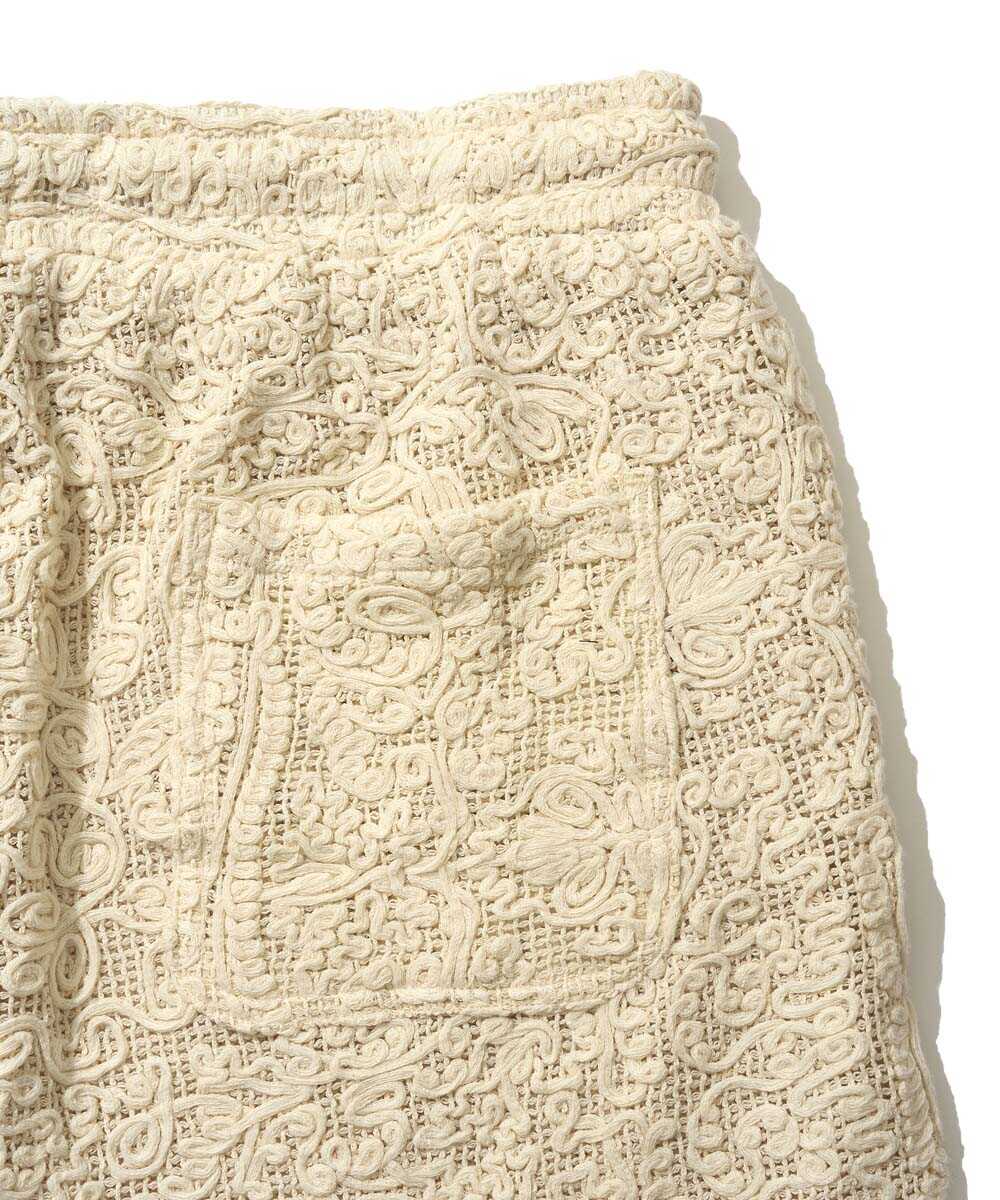 刺繍 リラックスショーツ