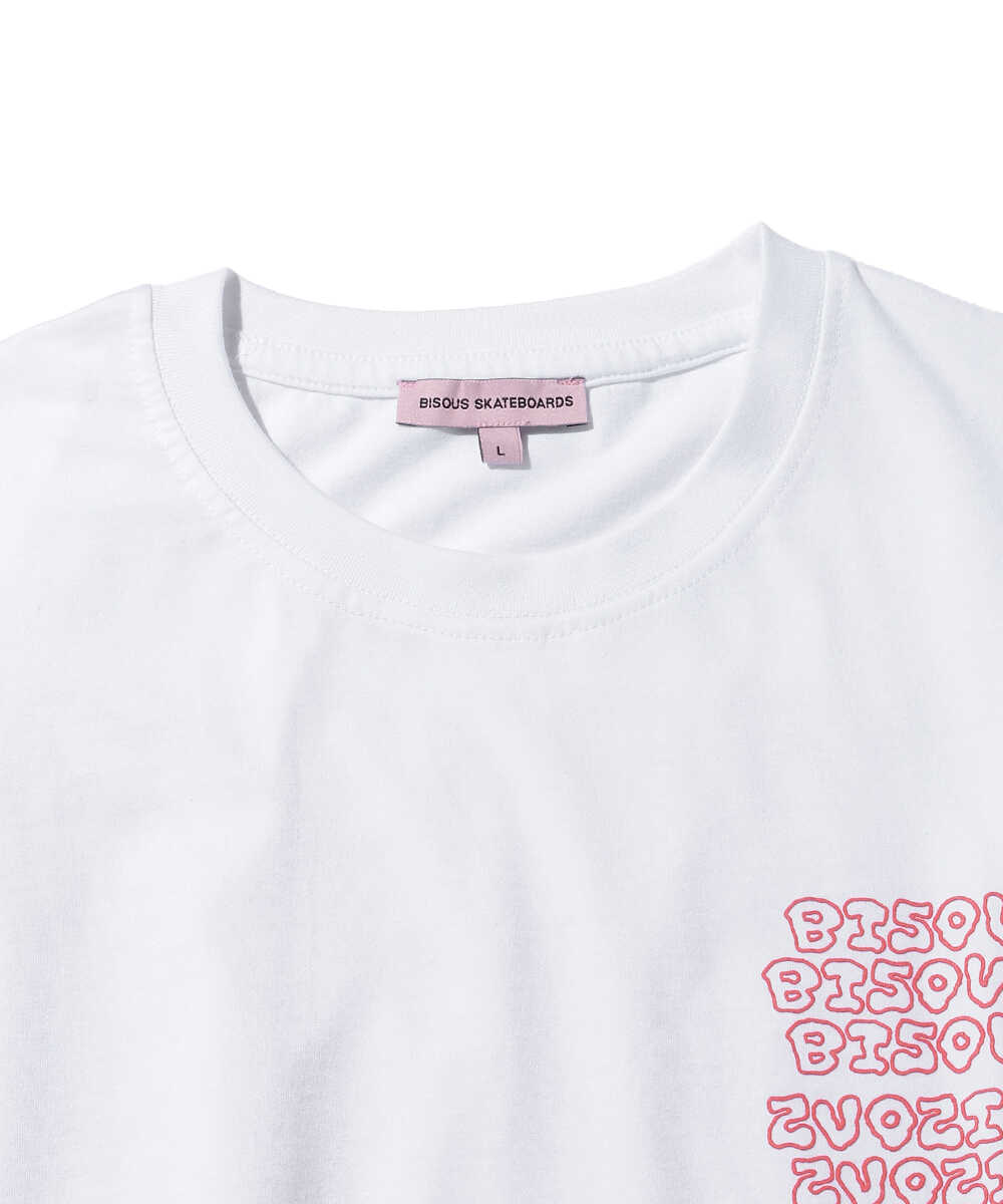 バックロゴプリントTシャツ