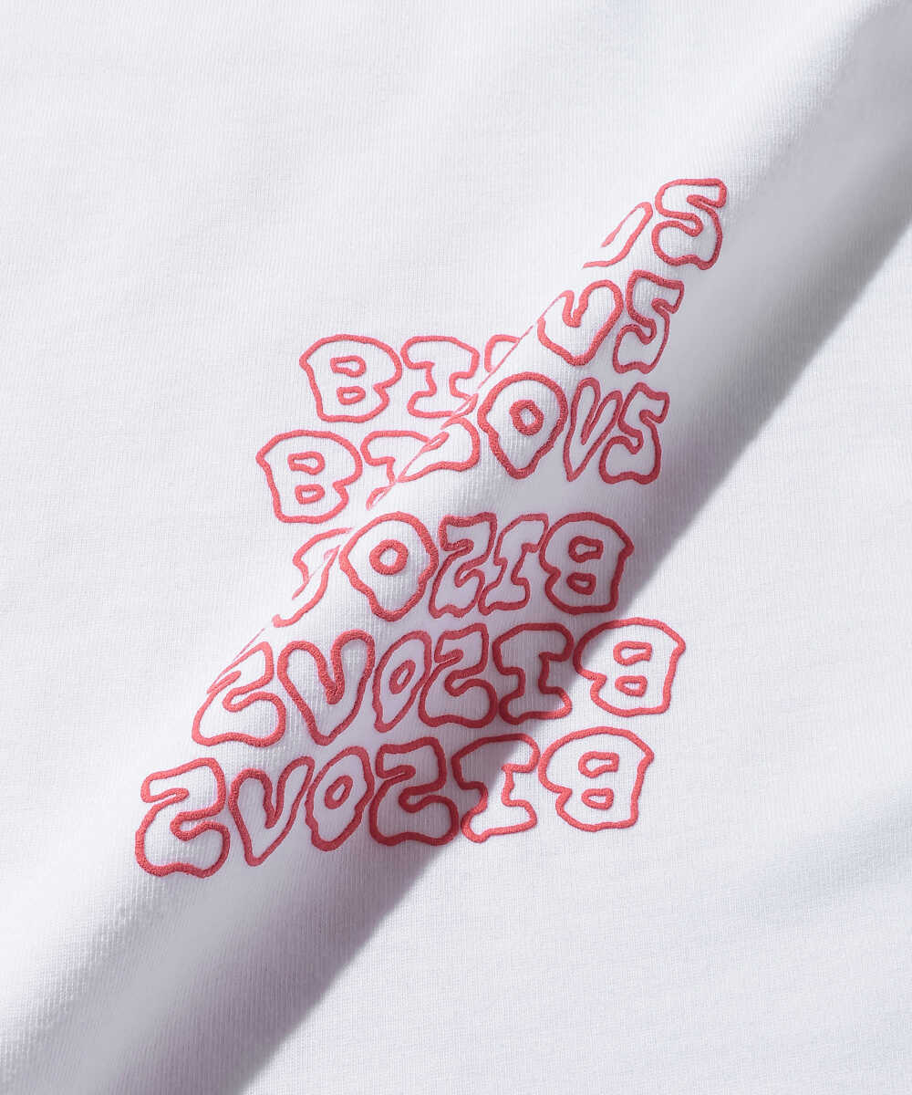 バックロゴプリントTシャツ