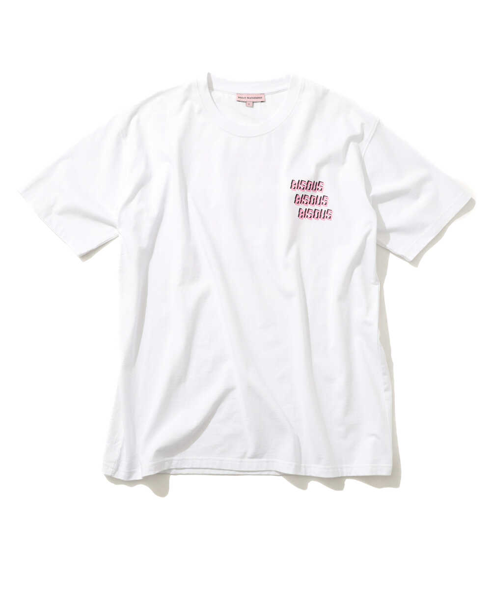 バックロゴプリントTシャツ