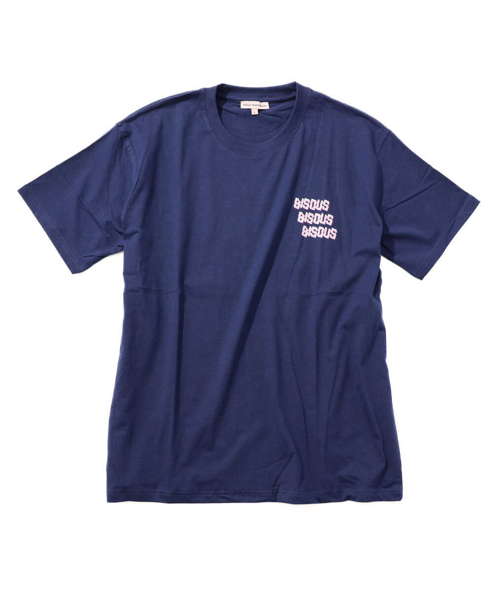 バックロゴプリントTシャツ