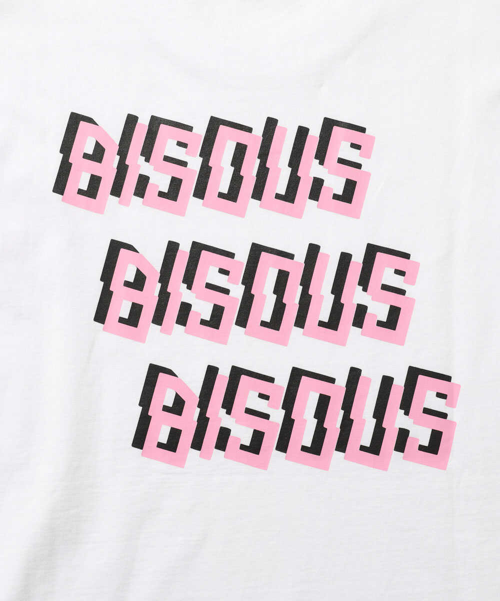 バックロゴプリントTシャツ