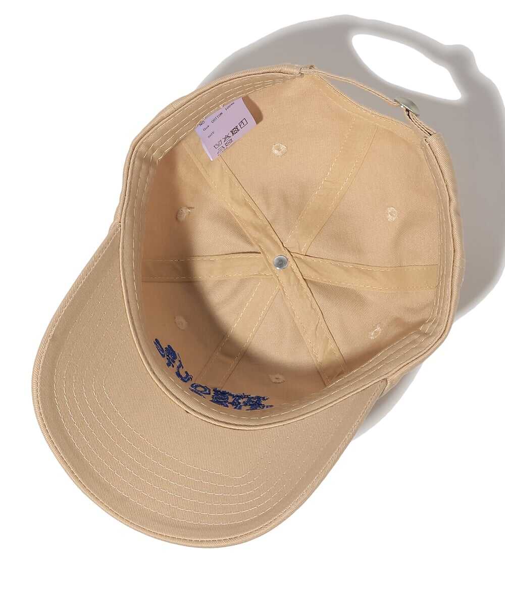 ロゴ刺繍キャップ