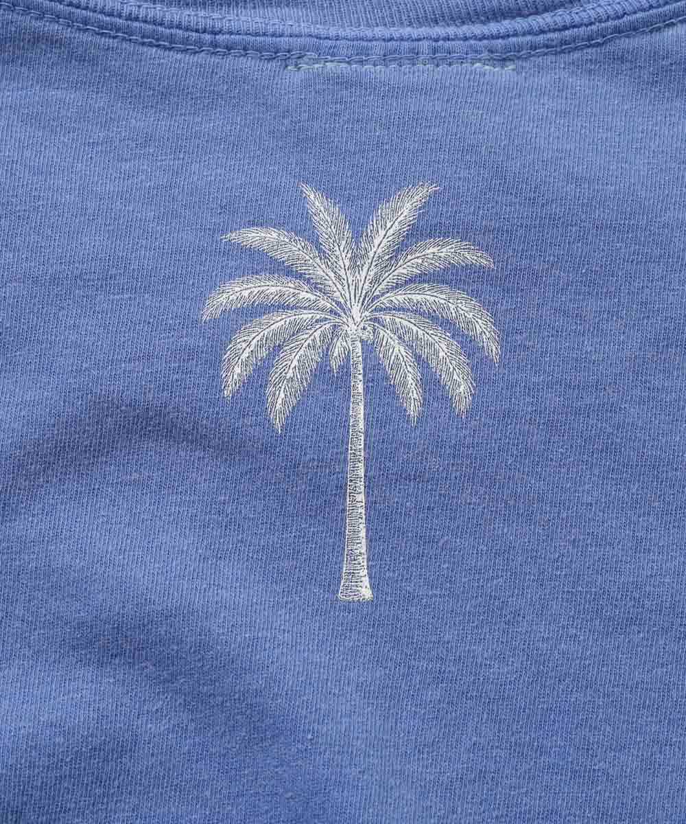 別注限定 THE BEACH CLUB ピグメントダイプリントTシャツ