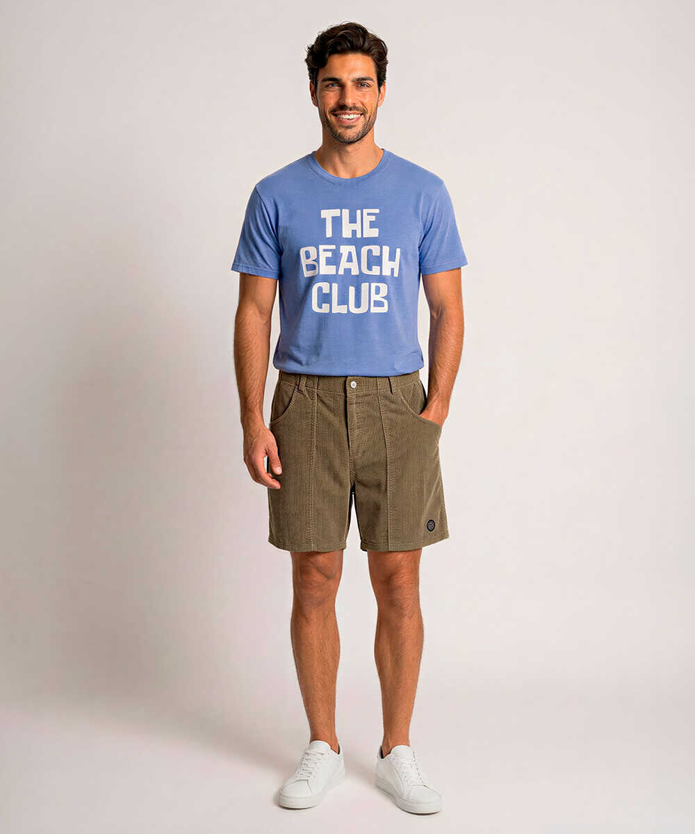 別注限定 THE BEACH CLUB ピグメントダイプリントTシャツ