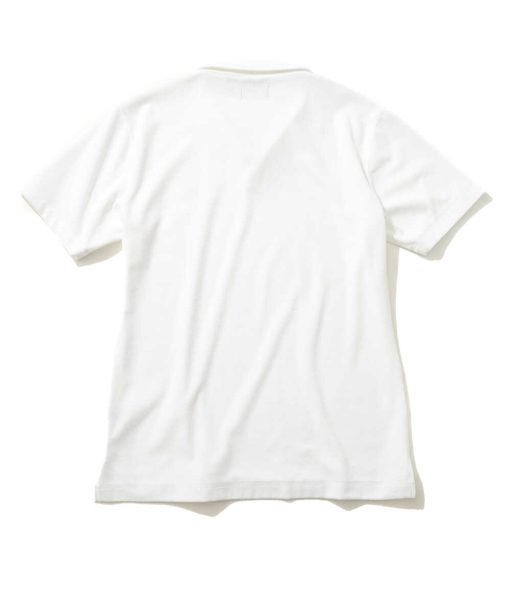 別注 ハイゲージ パイル地 スキッパーポロシャツ