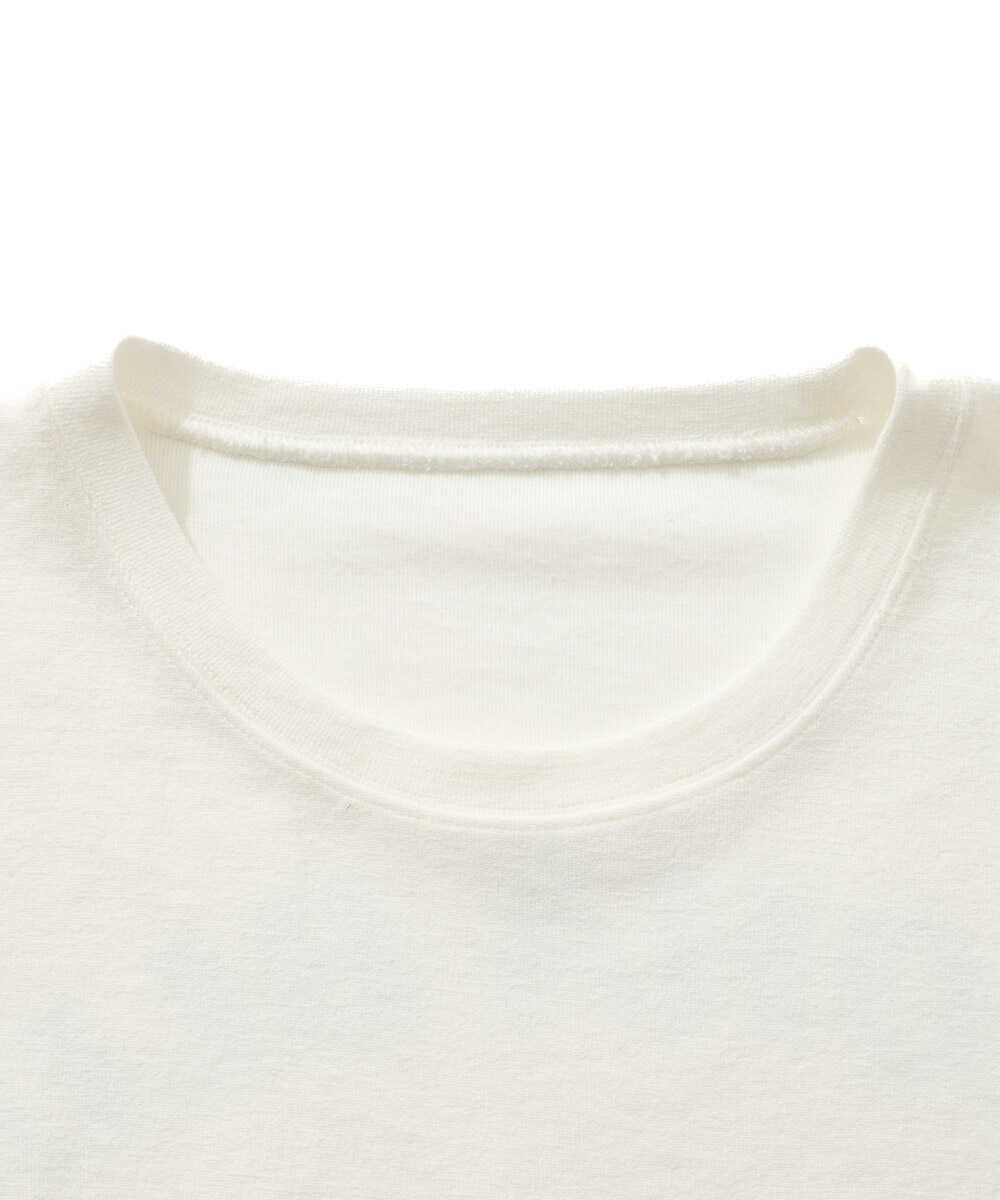 限定 ロゴプリント パイルノースリーブTシャツ