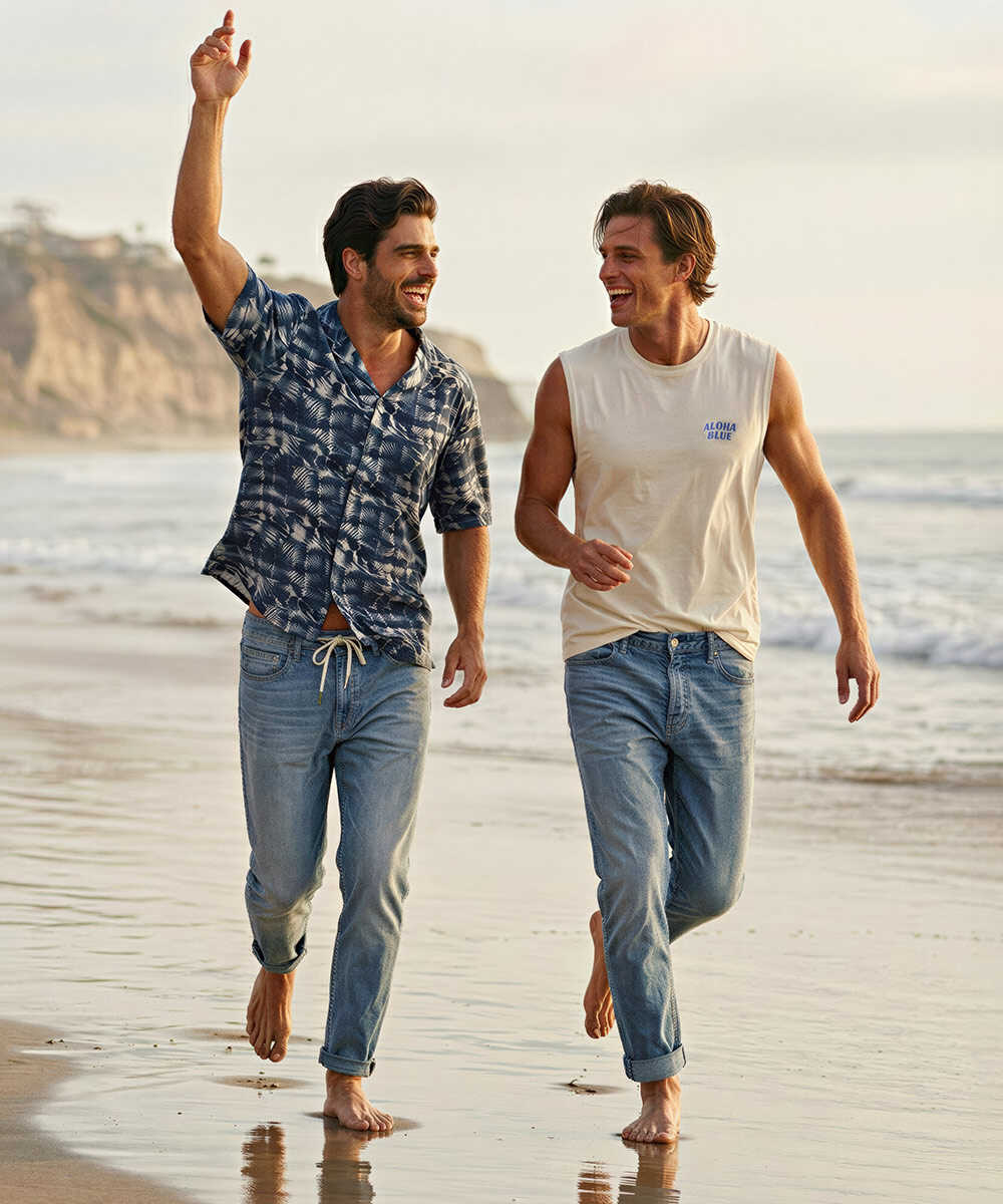 限定 ロゴプリント パイルノースリーブTシャツ