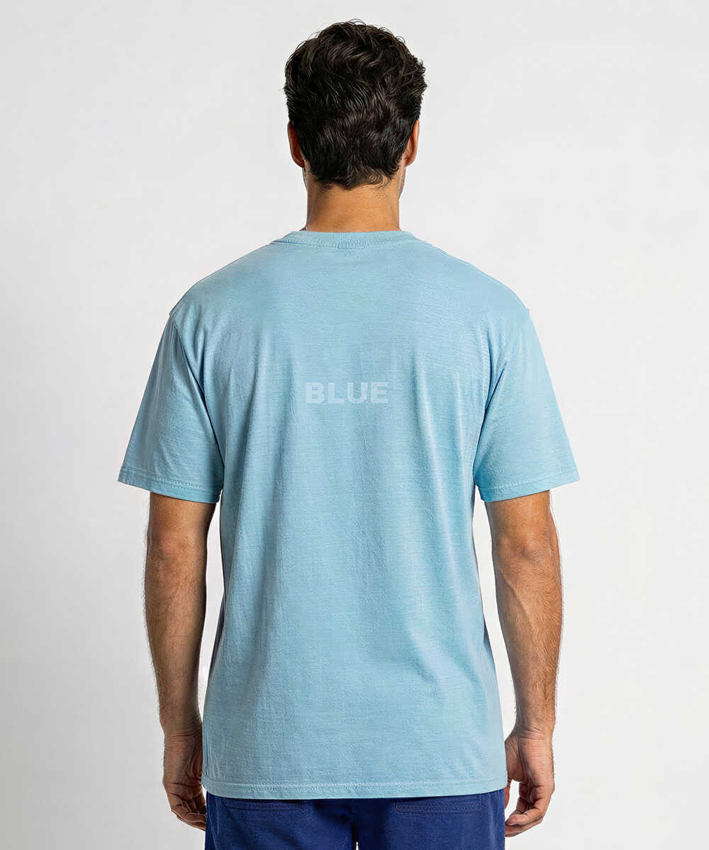 限定 ピグメントダイ ロゴプリントTシャツ