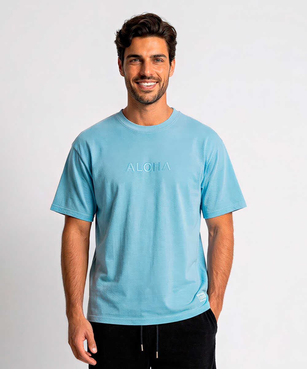 限定 ピグメントダイ ロゴプリントTシャツ