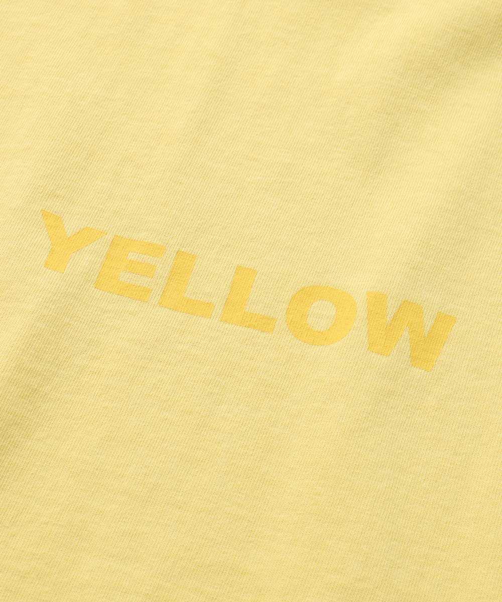 限定 ピグメントダイ ロゴプリントTシャツ