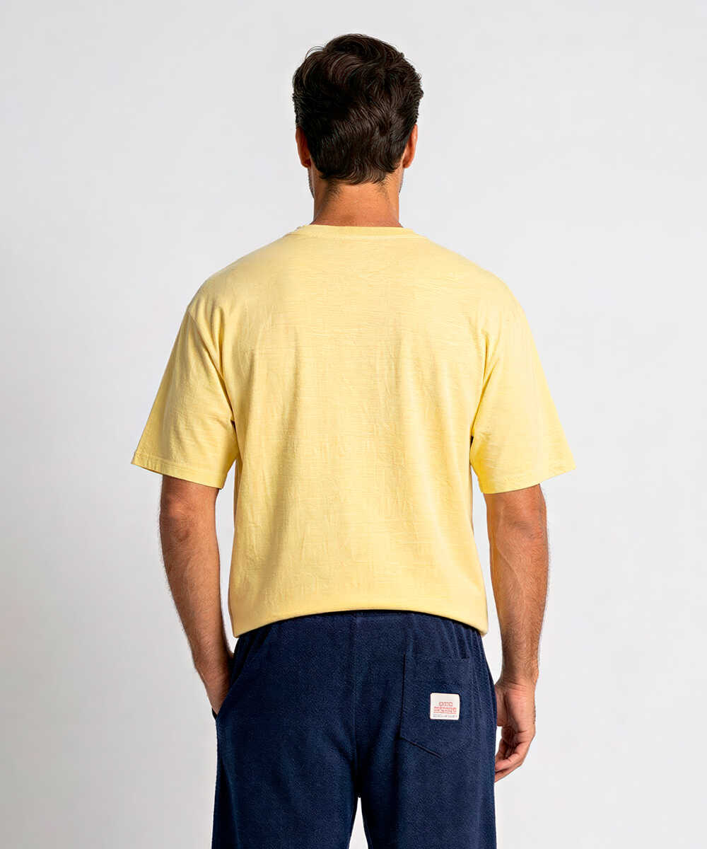 限定 ピグメントダイ ロゴプリントTシャツ