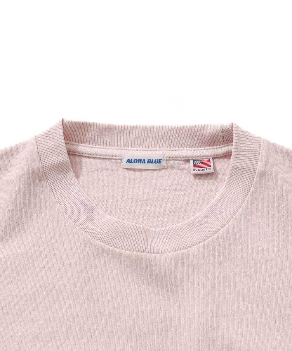 限定 ピグメントダイ ロゴプリントTシャツ
