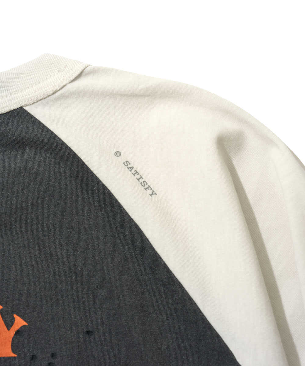 バックプリント ベースボールTシャツ