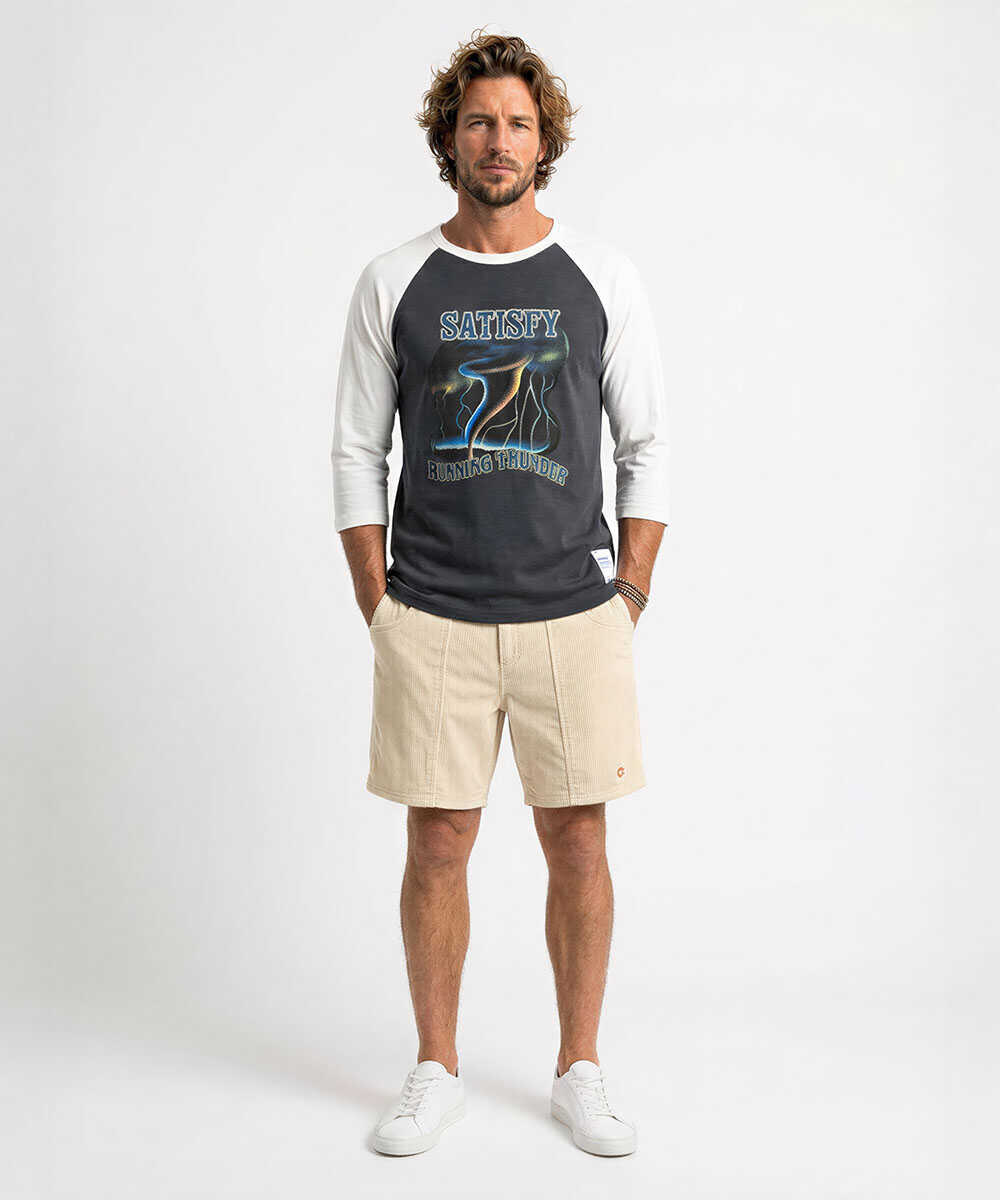 バックプリント ベースボールTシャツ