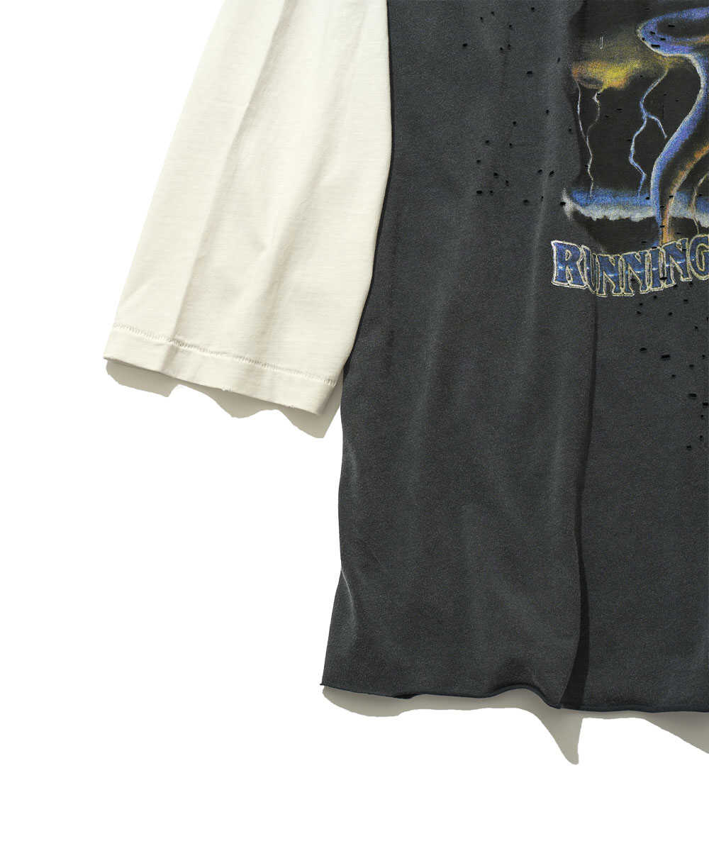 バックプリント ベースボールTシャツ